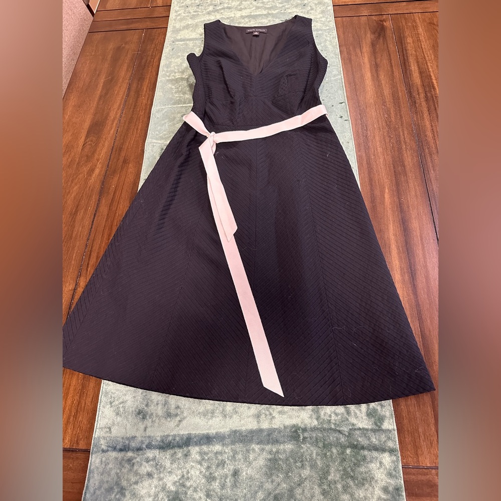 Banana Republic Purple Sleeveless V-Neck Midi Dress